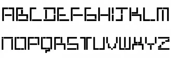 Tetris Mania Type Fonte MINÚSCULAS