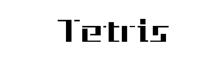 Tetris  免费字体下载