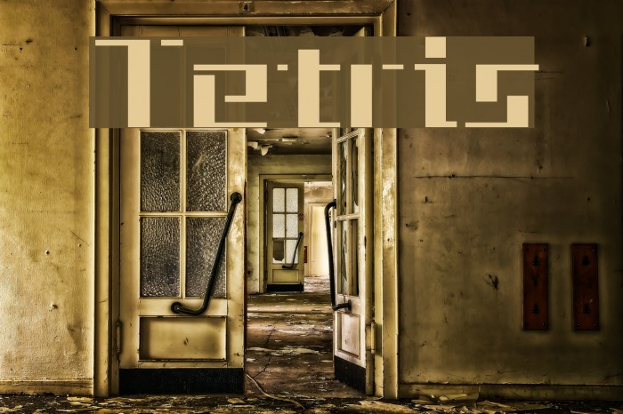 Tetris Font examples