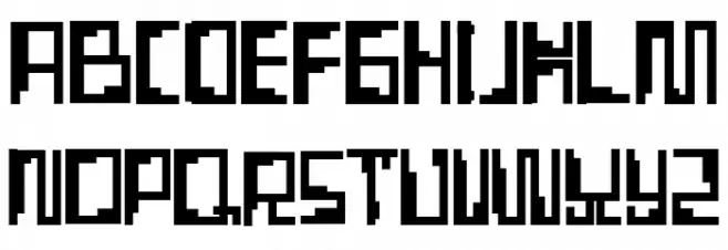 Tetris_Hollow Polices MAJUSCULES