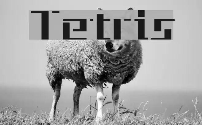 Tetris Font examples