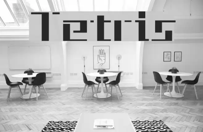 Tetris Font examples