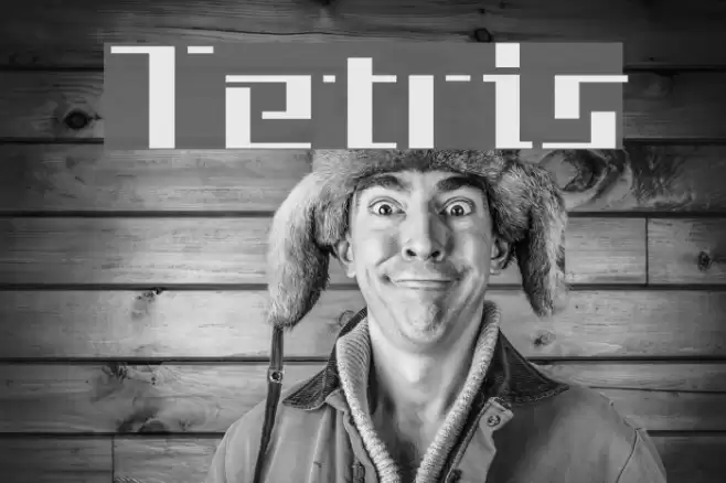 Tetris Font examples