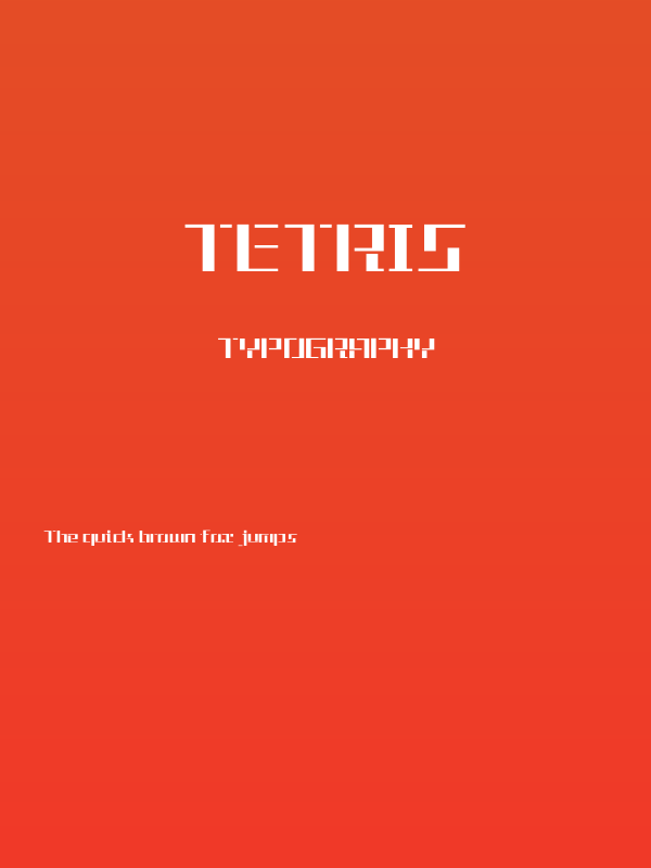 Tetris Poster