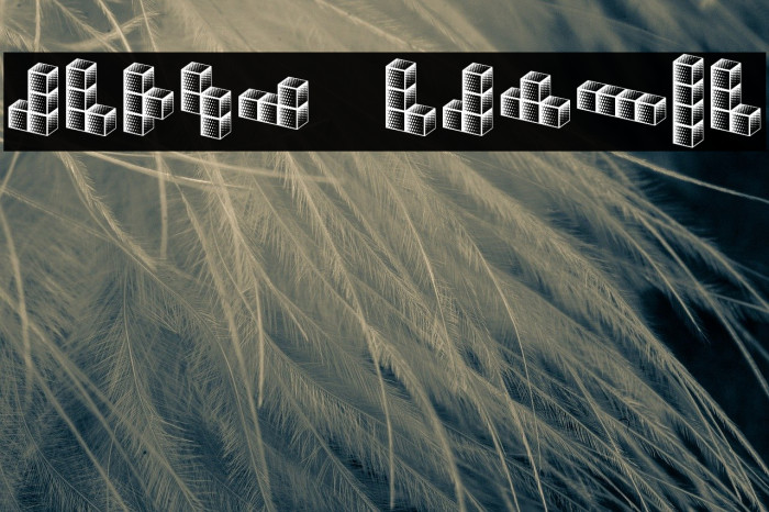 Tetriso Regular Font examples