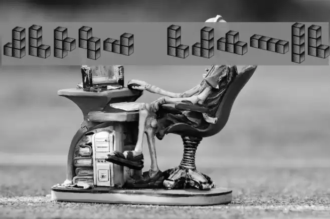 Tetriso Regular Font examples