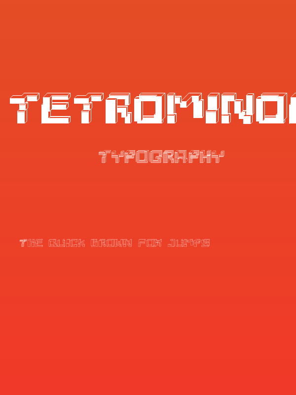 Tetrominoes Regular Poster