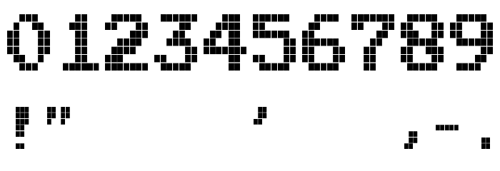 Tetroserbogia Font OTHER CHARS