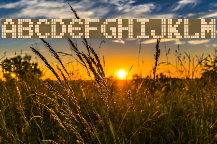 Tetroserbogia Font examples