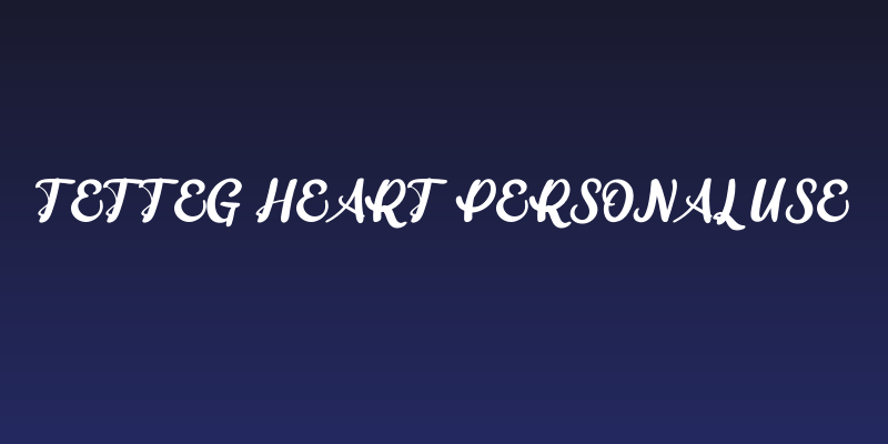 Tetteg Heart Personal Use Social Header