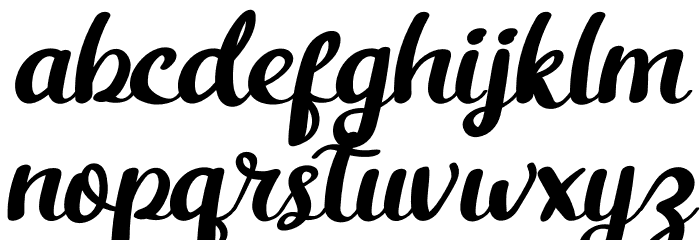 Tetteg Heart Personal Use Font LOWERCASE