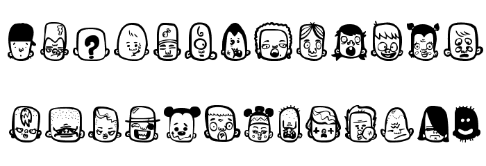 Teubé2 Font LOWERCASE