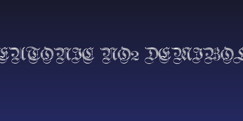 Teutonic No2 DemiBold Social Header