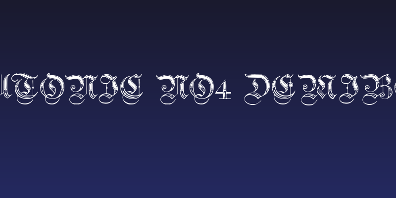 Teutonic No4 DemiBold Social Header