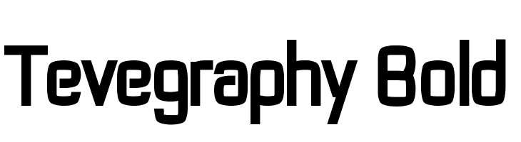 Tevegraphy Bold  Free Fonts Download