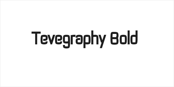 Tevegraphy Bold Logo
