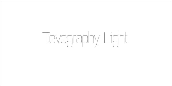 Tevegraphy Light Logo