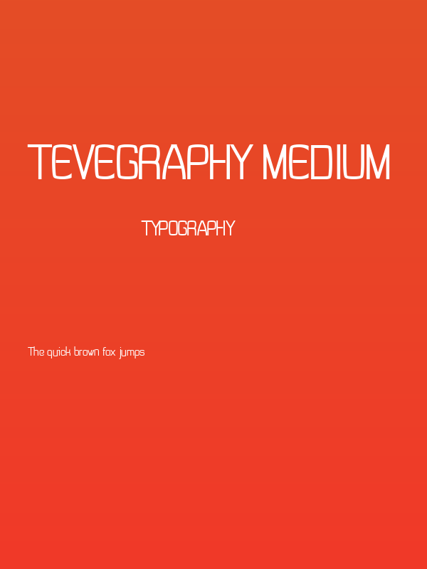Tevegraphy Medium Poster