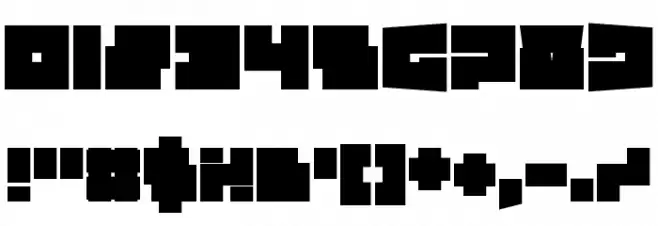 Texas Drop Font OTHER CHARS