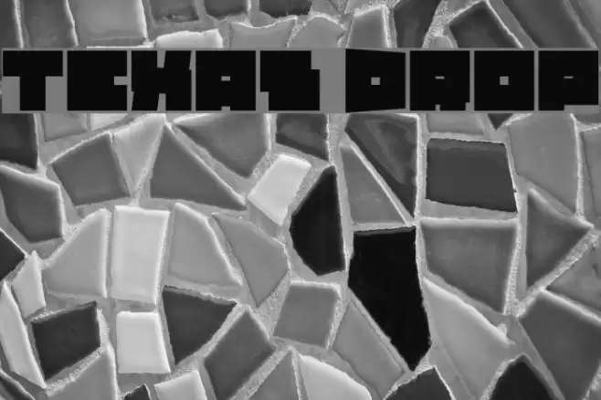Texas Drop Font examples
