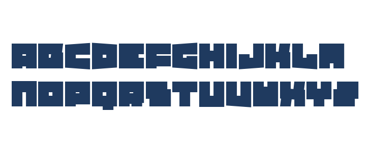 Texas Drop Lowercase