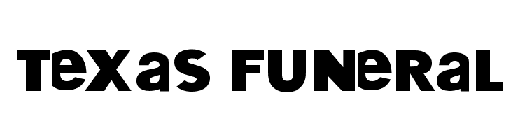 Texas Funeral Font