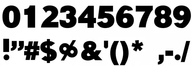 Texas Funeral Font OTHER CHARS