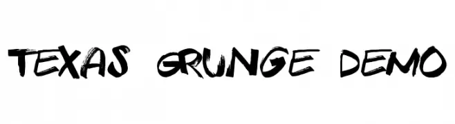 Texas Grunge Demo  नि: शुल्क फ़ॉन्ट्स डाउनलोड