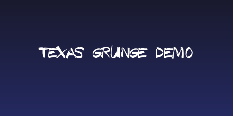 Texas Grunge Demo Social Header