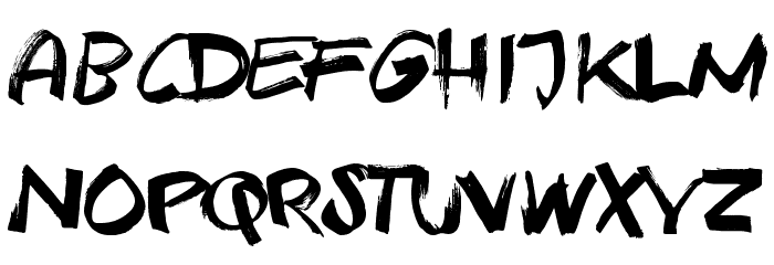 Texas Grunge Demo Font LOWERCASE