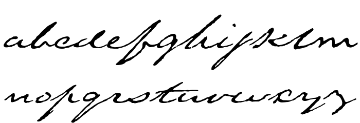 Texas Hero Font LOWERCASE