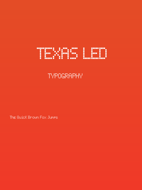 Texas LED Poster