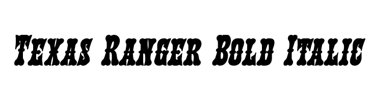 Texas Ranger Bold Italic  नि: शुल्क फ़ॉन्ट्स डाउनलोड