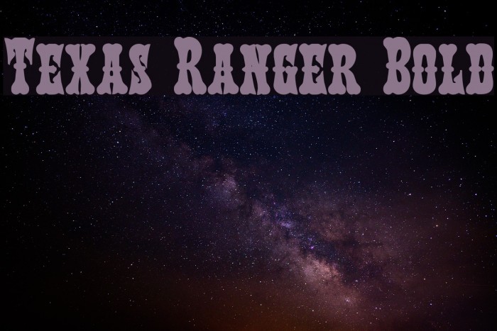 Texas Ranger Font Download - Fonts4Free