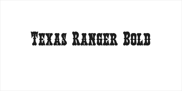 Texas Ranger Bold Logo