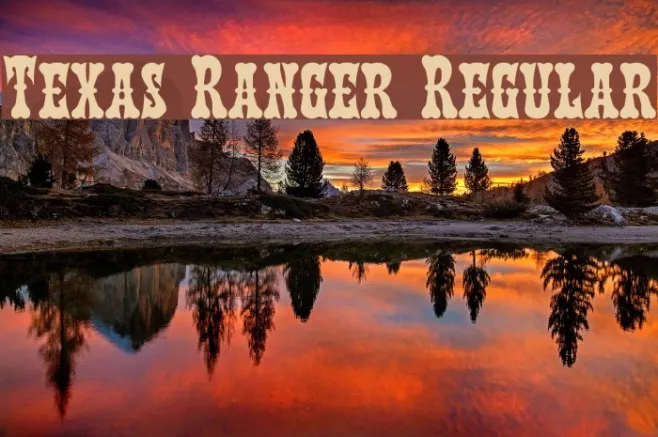 Texas Ranger Regular Example 1