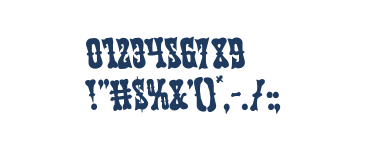 Texas Ranger Rotated Other Characters