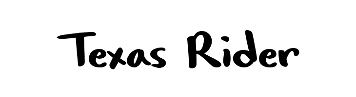 Texas Rider  नि: शुल्क फ़ॉन्ट्स डाउनलोड