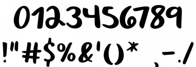 Texas Rider Font OTHER CHARS