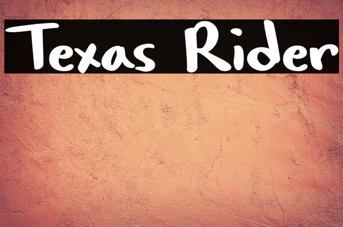Texas Rider Example 1