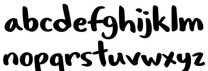 Texas Rider Font LOWERCASE