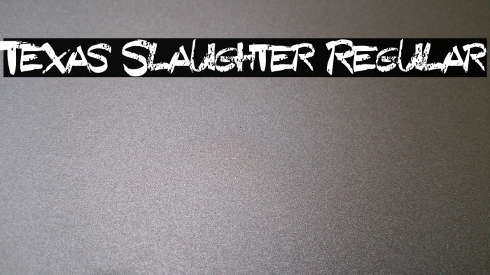 Texas Slaughter Regular Example 2