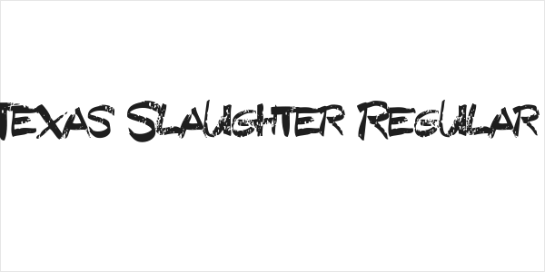 Texas Slaughter Regular Logo