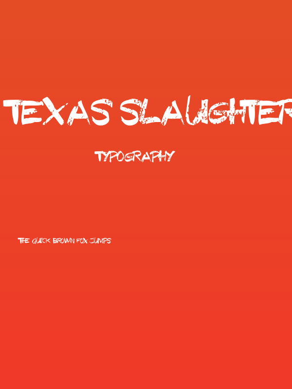 Texas Slaughter Regular Poster