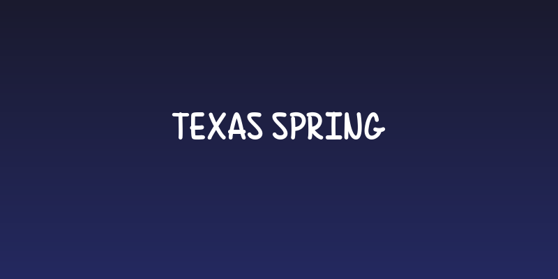 Texas Spring Social Header