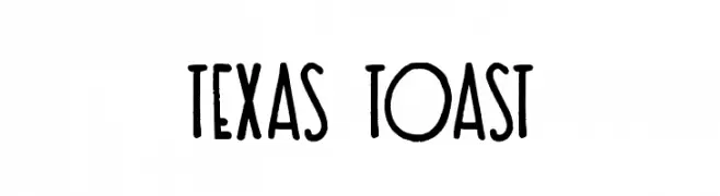Texas Toast  Frei Schriftart Herunterladen