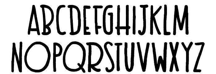 Texas Toast Font LOWERCASE