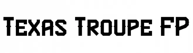 Texas Troupe FP  Frei Schriftart Herunterladen