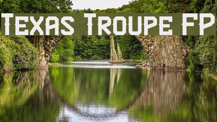 Texas Troupe FP Font examples