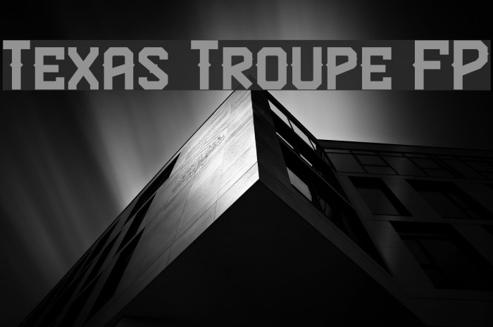 Texas Troupe FP Font examples